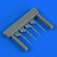 1/72 Avia S-199/CS-199 Piston Rods with Undercarriage Legs Locks for Eduard kits