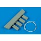 1/48 Universal Navy Wheel Chock with Nylon Rope - Late Production