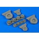 1/48 Grumman F-14A Tomcat Weighted Wheels for Academy kit