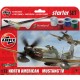 1/72 North American Mustang Mk.IV Gift Set (kit, paints, cement, brush)