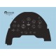 1/24 Junkers Ju87 Stuka Instrument Panel Decals for Airfix kits