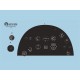 1/24 Spitfire Mk.1a/VB Instrument Panel Decals for Airfix kits
