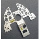 1/24 Harrier GR1 / GR3 Nickel Silver Instrument Panel for Airfix kits