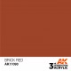 Acrylic Paint (3rd Generation) - Brick Red (17ml)