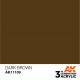 Acrylic Paint (3rd Generation) - Dark Brown (17ml)