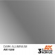 Acrylic Paint (3rd Generation) - Dark Aluminium (Metallic Colours, 17ml)