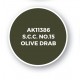 Acrylic Paint (3rd Generation) for AFV - S.C.C. No.15 Olive Drab (17ml)