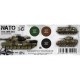 Acrylic Paint (3rd Generation) Set for AFV - Nato Colours 3G