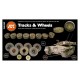 Acrylic Paint (3rd Generation) Set for AFV - Tracks and Wheels (6x 17ml)