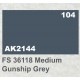 Acrylic Paint - FS 36118 Medium Gunship Grey (17ml)