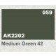 Acrylic Paint - Medium Green 42 (17ml)