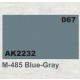 Acrylic Paint - M-485 Blue Gray (17ml)