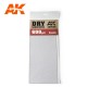 Dry Sandpaper 600 Grit (3pcs)