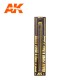 Brass Pipes (diameter: 0.5mm, length: 20cm, 5pcs)