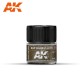 Real Colours Aircraft Acrylic Lacquer Paint - RAF Dark Earth (10ml)