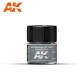 Real Colours Aircraft Acrylic Lacquer Paint - RAF Medium Sea Grey BS381C/637 (10ml)