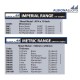 Imperial Range - Brass Sheet #thickness 0.010", 4 x 10 Inch, L: 12" (2pcs)