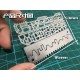 Scribing Ruler and Template for 1/100, 1/144 Scale Models