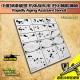 1/35 Paint Chipping Quick Weathering Masking Stencil Plate