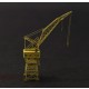 1/700 WWII USN 25ton Cable Luffing Crane set (3 cranes)