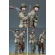 1/35 WWII US Infantry Set (2 Figures, Each w/2 Different Heads)