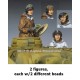 1/35 WSS Panzer Crew Winter Set (2 figures, each w/2 different heads)