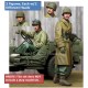 1/35 WWII US NCO & Driver Set (2 Figures, Each w/2 Different Heads)