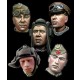 1/35 WWII Russian Head Set #1 (5 heads)