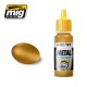 Metal Acrylic Paint - Brass (17ml)