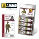 Acrylic Paint Set for Figures - WWII British Uniforms (4x 17ml)
