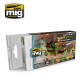 Acrylic Paint Set - Futuristic Warzone Scenarios Colours (6x 17ml)