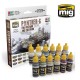 Acrylic Paint Set - Panther G Interior & Exterior for Rye Field Model #5016 (17ml x 12)