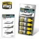 Acrylic Paint Set - French Modern Jets (4 x 17ml)