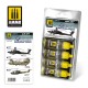 Acrylic Paints Set for Aircraft - US Army Helicopters (4 jar x 17ml)