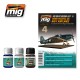 Weathering Set for WWII Pacific US Navy Airplanes (35ml x 3)