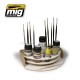 Mini Workbench Organizer (for 10 brushes and 6 paint bottles)