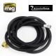 "Aircobra"  Airbrush 1.8m Braided Air Hose (3.175 x 6.35mm)