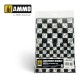 Checkered Square Die-cut Marble Tiles (2 Laminated Cardboards)