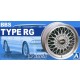1/24 17inch BBS RG Wheels and Tyres Set (4 Wheels + 4 Tyres)