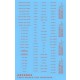 1/32 Generic US Aircraft Data (stencil style - red, dry transfers)