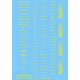 1/32 Generic US Aircraft Data (stencil style - yellow, dry transfers)