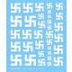 1/48 Swastikas for Aircraft (solid white, dry transfers)