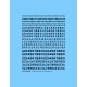 Waterslide Decals for Generic Stencil Style and non-Stencil Style Numbers (black)