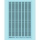 Resin on Clear Decal Film for O Scale Louvers (14 Inch)