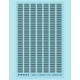 Resin on Clear Decal Film for O Scale Louvers (14 Inch)