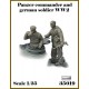 1/35 WWII Panzer Commander & German Soldier (2 figures)