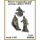 1/35 WWII Panzer Commander & German Soldiers (3 figures)