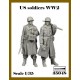 1/35 WWII US Soldiers (2 figures)