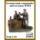1/48 WWII German Tank Commander & Crewman (2 figures)