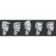 1/35 WWII Soviet Sailors Head x5 (Set 1)